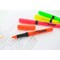 BAZIC Pen Style Fluorescent Highlighter Yellow w/ Cushion Grip (4/Pack)